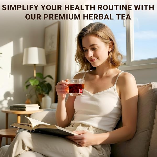 LIVER DETOX TEA, CHINESE HERBAL TEA FOR KIDNEY CLEANSING, 11 PREMIUM INGREDIENTS (15 BAGS/PACK)