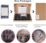 FandWay 360Pcs Self Tapping Screws Set M3-M5 Truss Head Wood Screws view 8