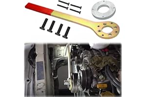 BESTONG Crank Pulley Tool Wrench Holder Screw Kit Compatible with Subaru Imprezas Legacy Outback Foresters XT Baja SVX Saab 9-2X