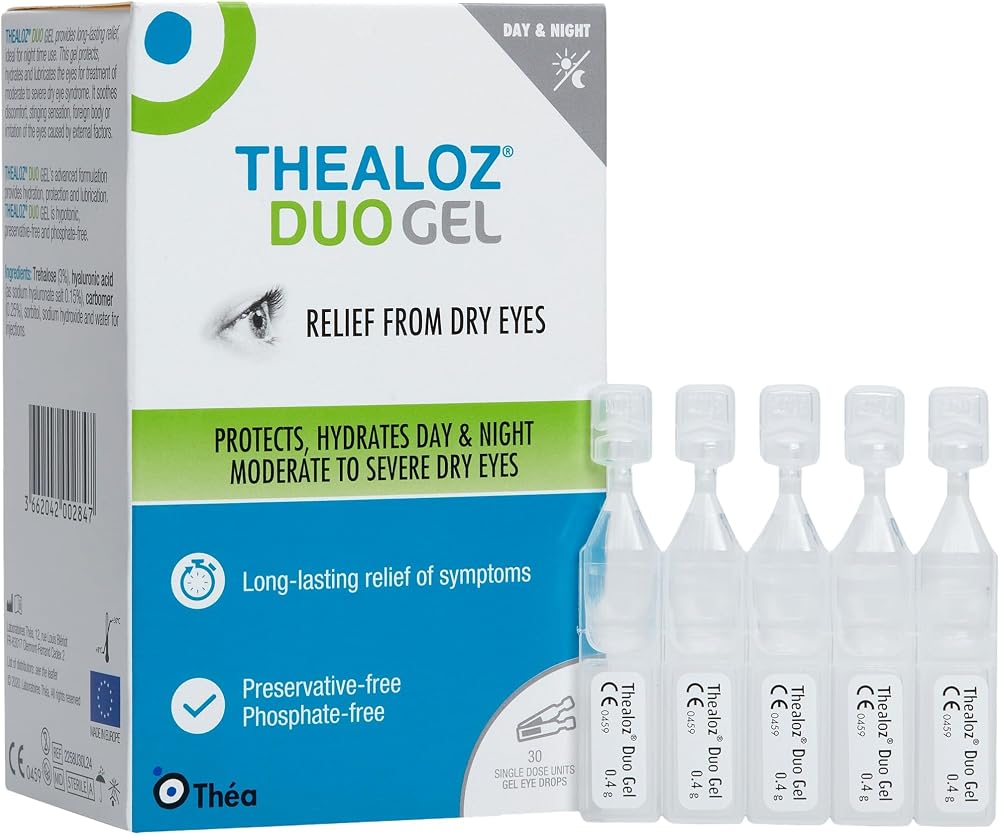 Thealoz Duo Gel 30 Single Dose Eye Drops THEA PHARMA Brand