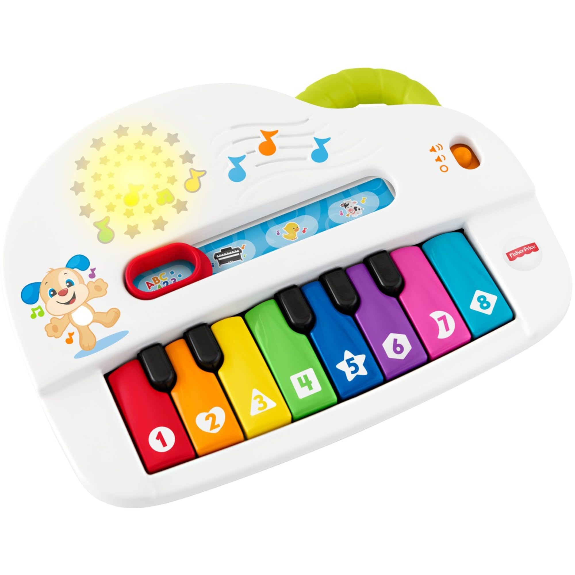 Fisher Price GFK01 LNL Piano GE Blue ,German Version, 1 Stück (1er Pack)