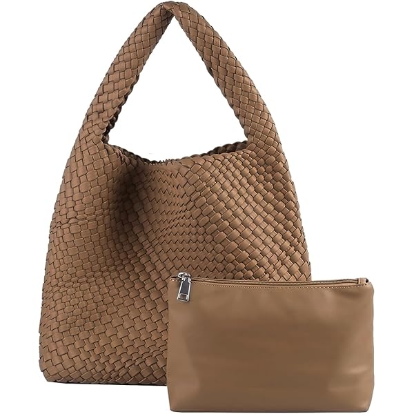 Emg7320 Bolsos De Playa De Lujo De Diseño Impermeable Para Mujer, De Grano Grande, En Marrón, Con Tejido De Crochet Mini, Bolso De Cubo Enrollado, Negro, Bolso Exótico De Cuero Trenzado