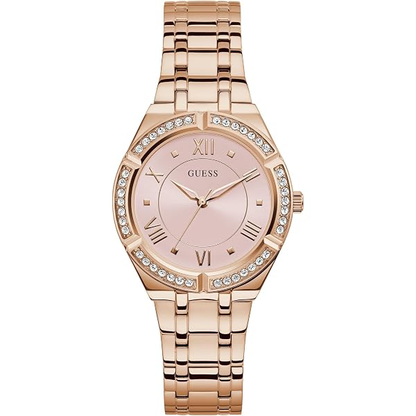 Amazon.com: GUESS Rose Gold-Tone Analog Watch : GUESS  display picture 2