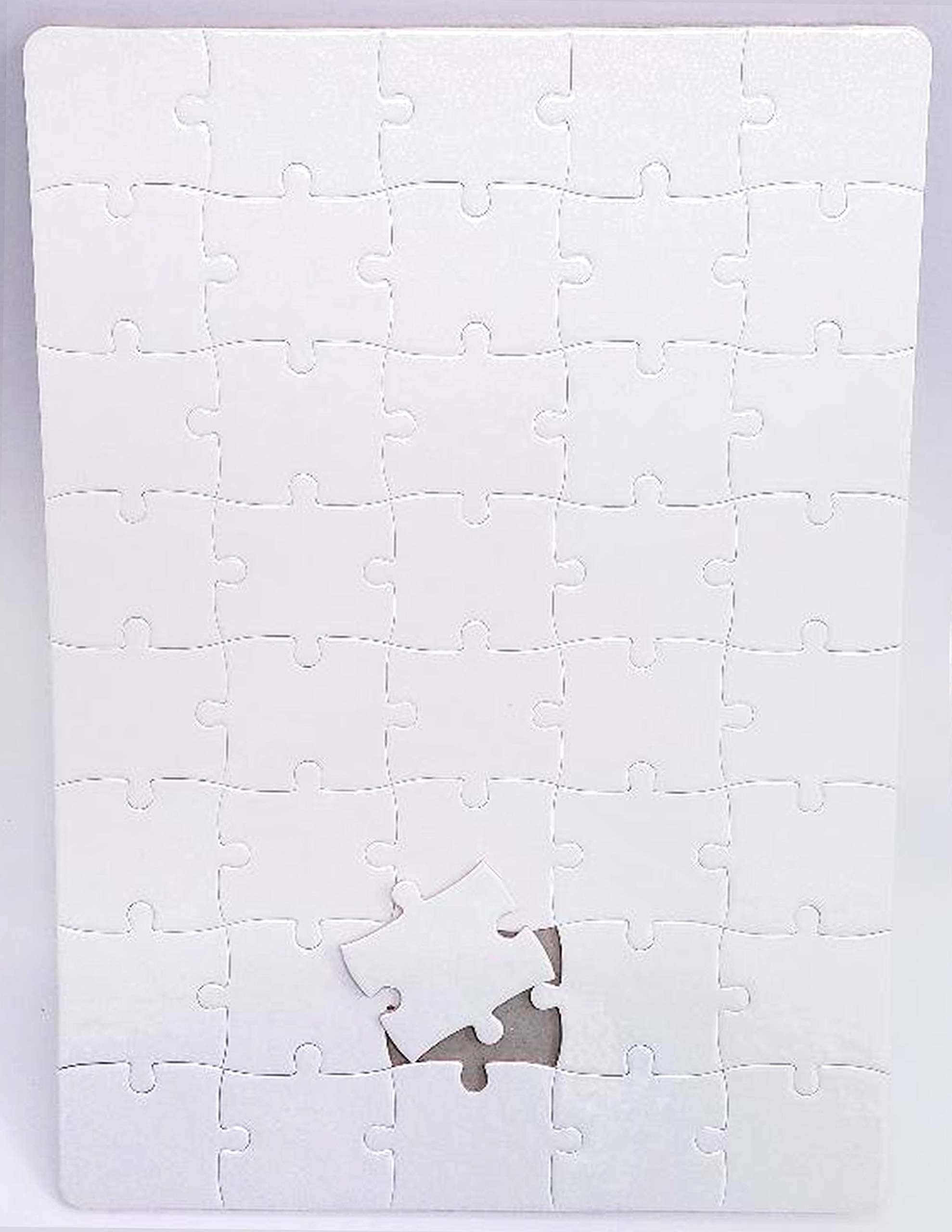 20 Blank Sublimation A4 Jigsaw Puzzle with 120 Pieces DIY Heat Press Transfer Crafts