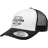 Love Sketches Embroidered Ice Hockey Trucker Snapback Cap Mesh Back Men and Women