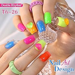 Double Rhythm 6 Pcs 15 ML Gel Polish Set Same Color