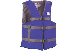 Stearns Adult Classic Series Life Vest, USCG Approved Type III Life Jacket with Standard & Oversized Fits, Great for Boating, Swimming, Watersports, & More