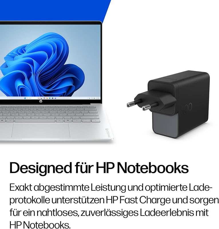 100W GaN USB-C Laptop Ladegerät mit 2 m Ladekabel