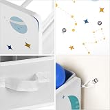 SONGMICS Kids Shelf Toy Organizer 9 Storage Boxes White GKR33WT 62.5x29.5x60 cm view 6