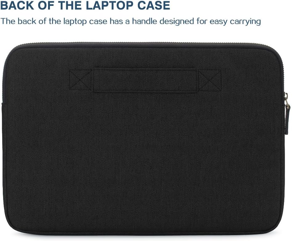 LONMEN Water Resistant 9.7-10.5 Inch Laptop Sleeve Protective Case with Handle for 9.7" 10.5" 11" iPad Pro Air / 10.2" iPad /10" Microsoft Surface Go / 10.5" Samsung Galaxy Tab A S4 - Image 3