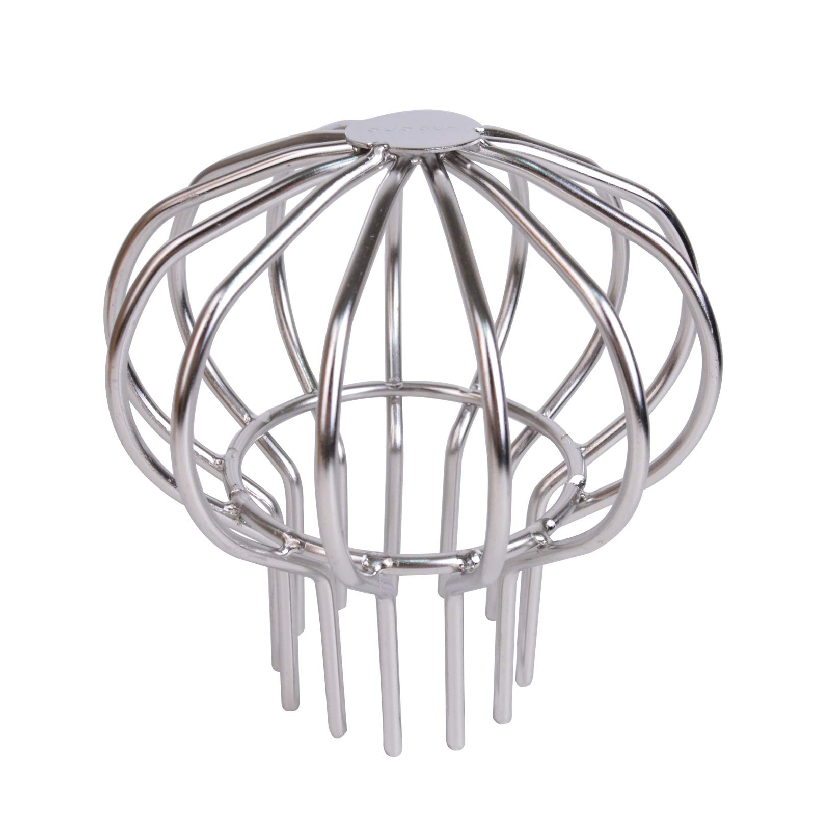 Bleiou 304 Stainless Steel Drain Outdoor Roof Anti-Blocking Line Cap Round Floor Net Cover Drainage Floor Line Leak Gutter Cleaning Tool (3 inch)