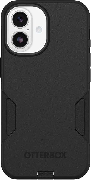 OtterBox iPhone 17 Commuter Series Case - Black - Thin & Protective iPhone Case, Dual-Layer, Impact Absorbing iPhone Case