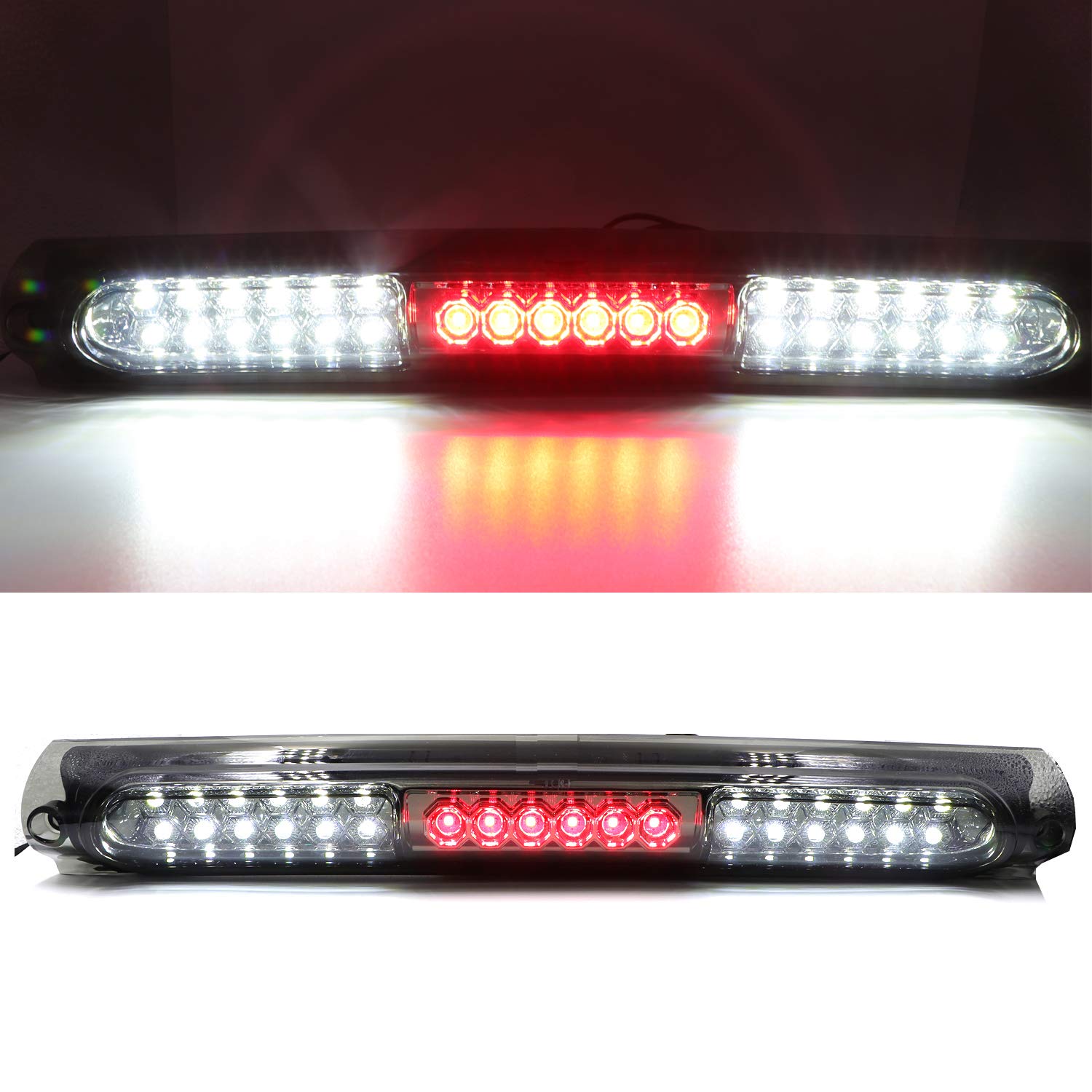 Photo 1 of Youxmoto LED 3rd Third Brake Light High Mount Stop Light Cargo Light fit for Ford F150 1997-2003 | Ford F150 2004 Heritage (Chrome Housing Smoke Lens)