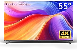 HORION 55-inch Smart TV (55P6D,2025) - 4K UHD LED TV P6D Series with WebOS 22, Ultra Slim Television with Mega Contrast, HDR10, MEMC, Dolby Atmos - Streaming Live, Bluetooth, Hdmi, WiFi