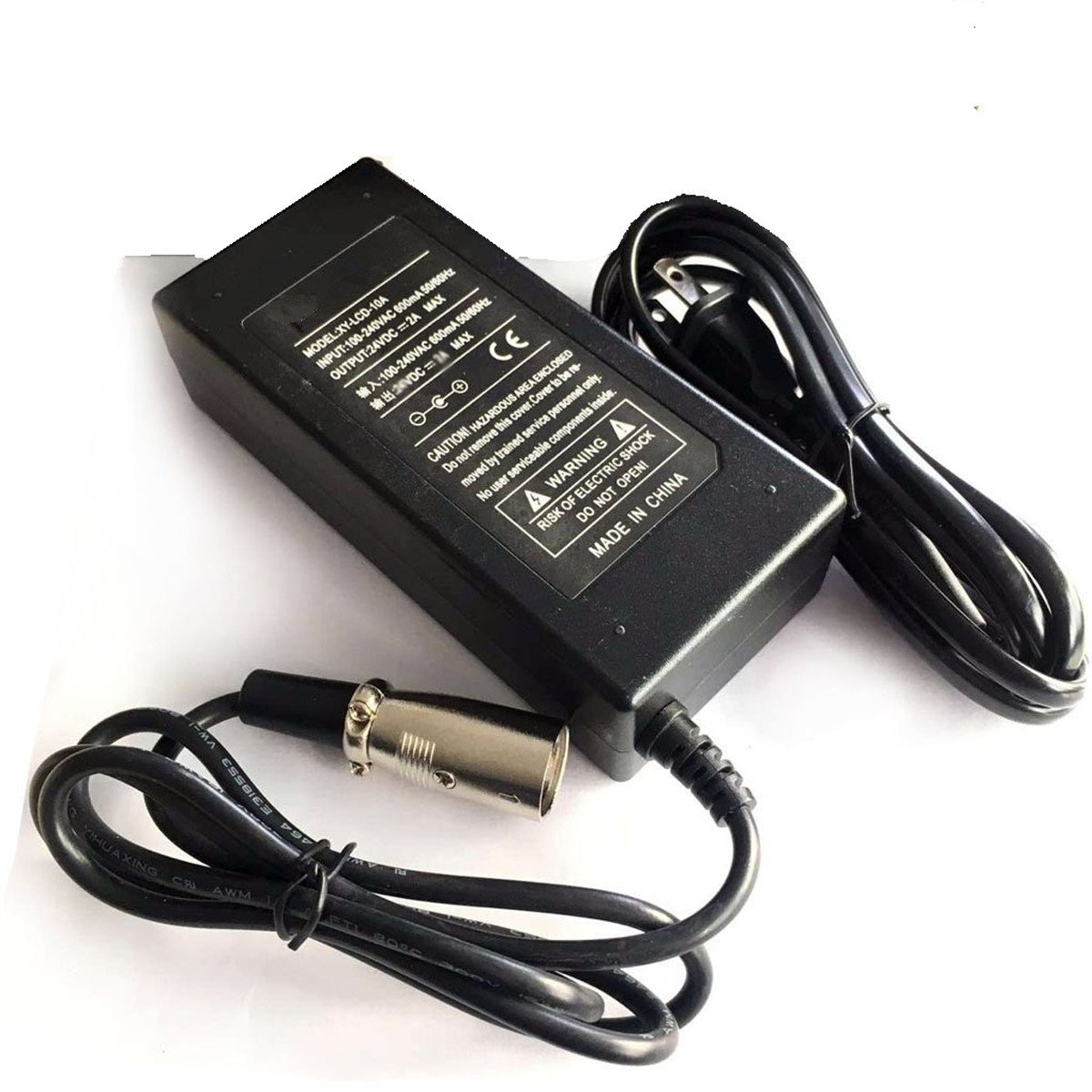 24V 2A Electric Scooter Battery Charger for GoGo Elite Traveller Plus