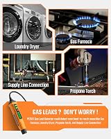 TOPTES PT210S Gas Leak Detector with 10cm Probe Orange view 6