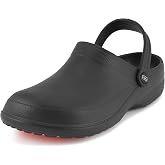 Hey Collection Women&rsquo;s Professional Work Clogs - Slip Resistant Lightweight Nursing Shoes, Water Resistant Comfort Mules with Arch Support for Food Service, Hospital &amp; Garden Wear