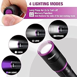 EverBrite Rechargeable Pen Flashlight with UV Light