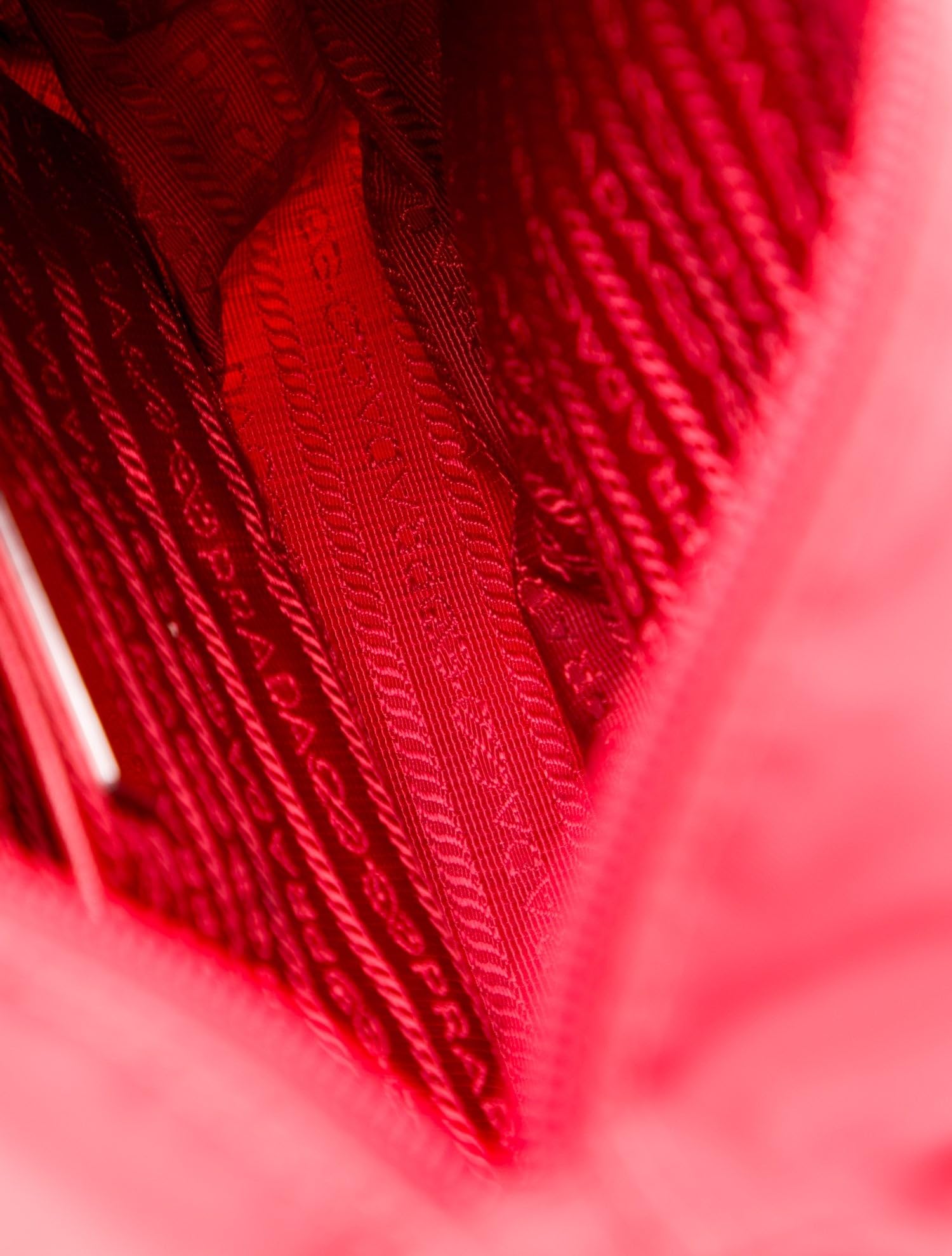 Prada Red Nylon Tessuto Medium Messenger Bag, Unisex