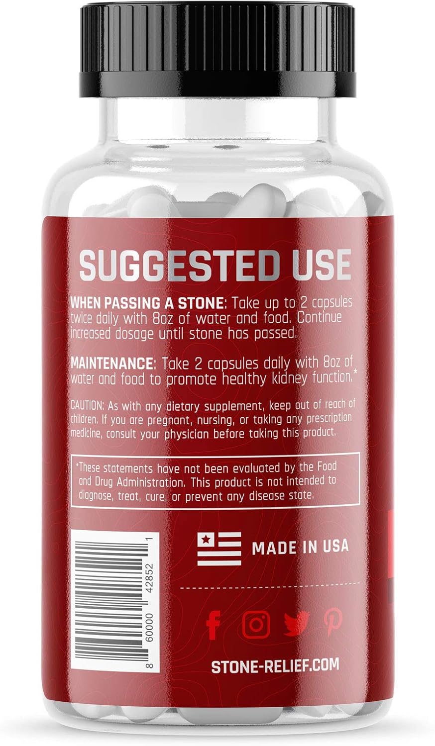 Amazon Com Cleanse Pass Kidney Stones Fast Painless Herbal Capsules Health Personal Care