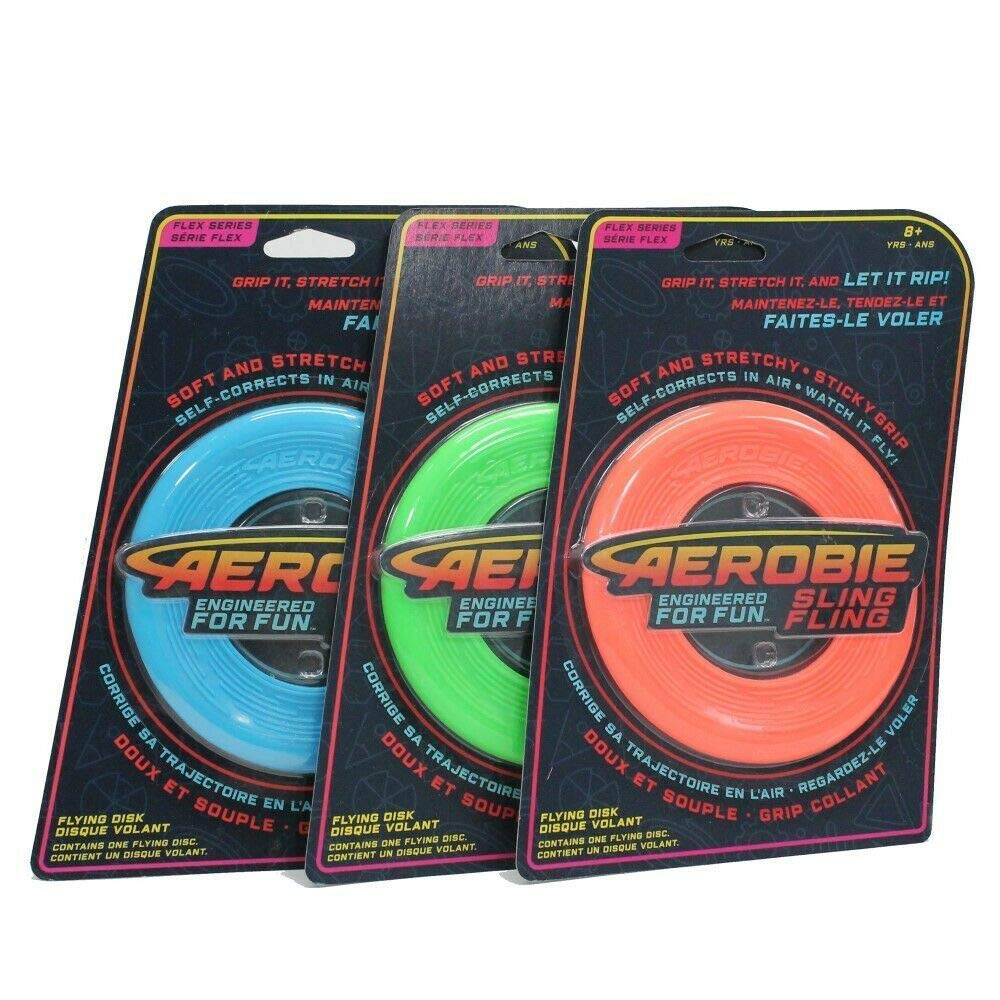 Aerobie Sling Fling - Flexible Flying Disk - Colour May Vary