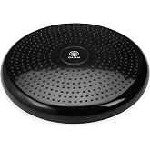 Gaiam Balance Disc Wobble Cushion, 16", Core Stability Seat | 16" Diameter | Home &amp; Office Chair Use | Kids Wiggle Seat | Core Stability Training | Non-Slip Base