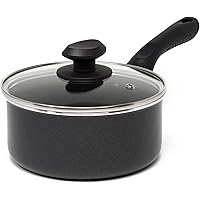 Ecolution Artistry 2 Quart Non-Stick Saucepan Dishwasher Safe, Scratch Resistant, With Easy Food Release Interior, Cool…
