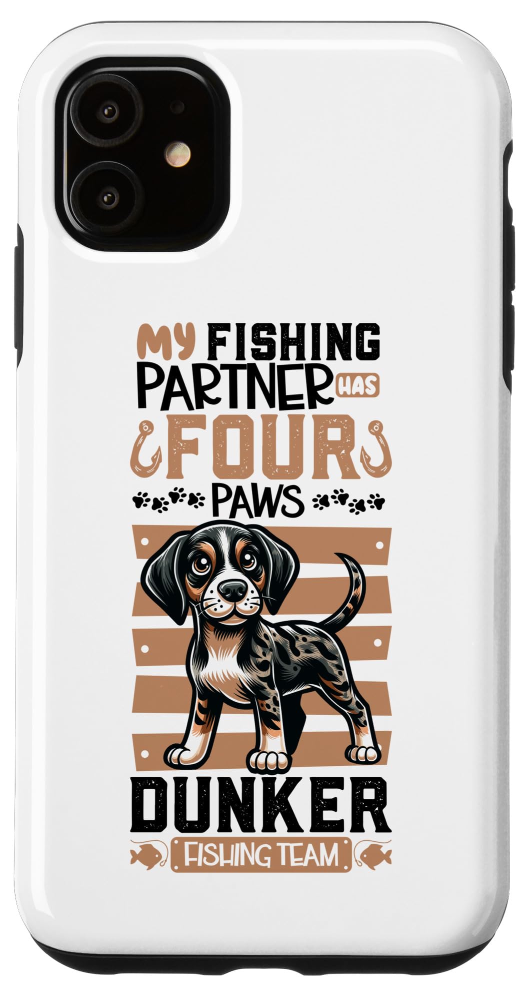 iPhone 11 Fishing and Norwegian Hound Case