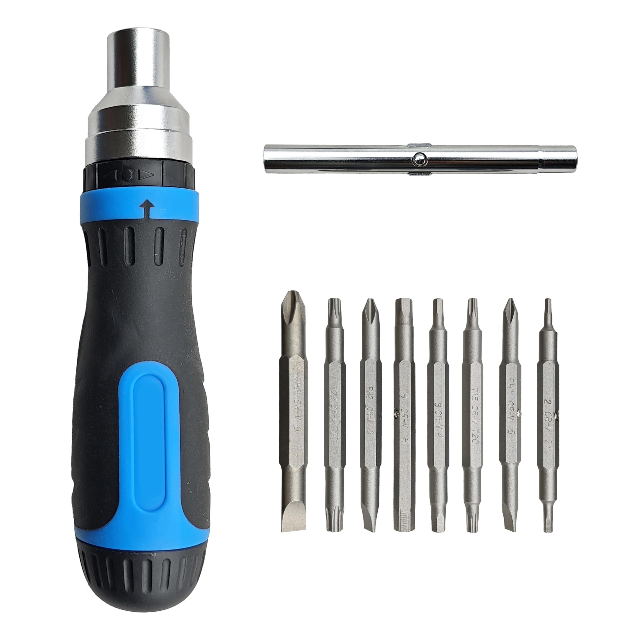 Photo 1 of 18-in-1 Ratcheting Screwdriver Set, Chrome Vanadium Steel with Storage Handle, Non-Slip Grip, Professional Multi-Bit Tool for Electrical, Auto, DIY