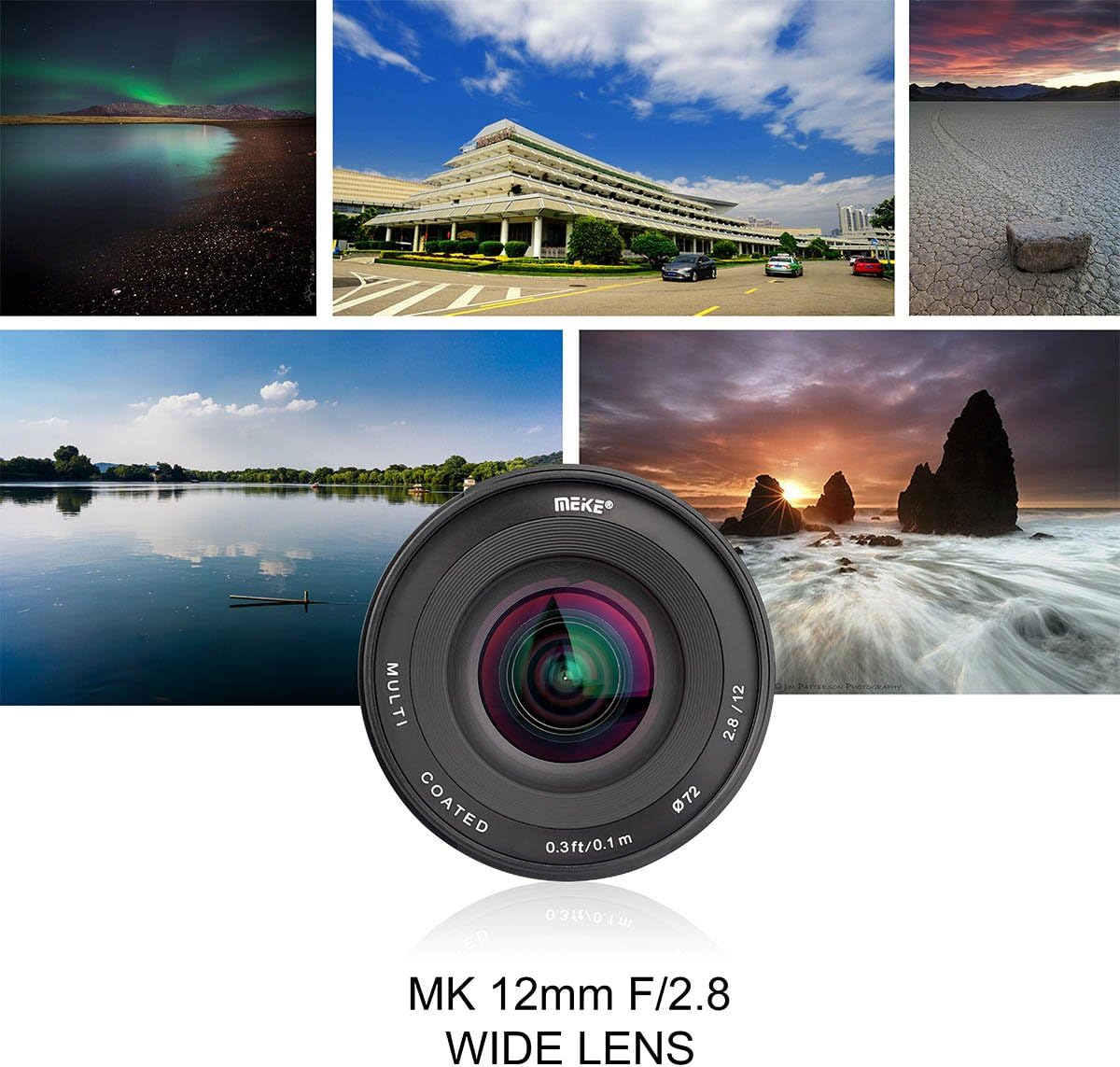 Meike MK 12mm f/2.8 Ultra Wide Angle Fixed Manual Focus Lens for Fuji X-Pro1 X-Pro2 X-M1 X-TG2 X-TG1/10 X-A1/2 X-E1/2/3 X-Mount Mirrorless APS-C Cameras - Image 5