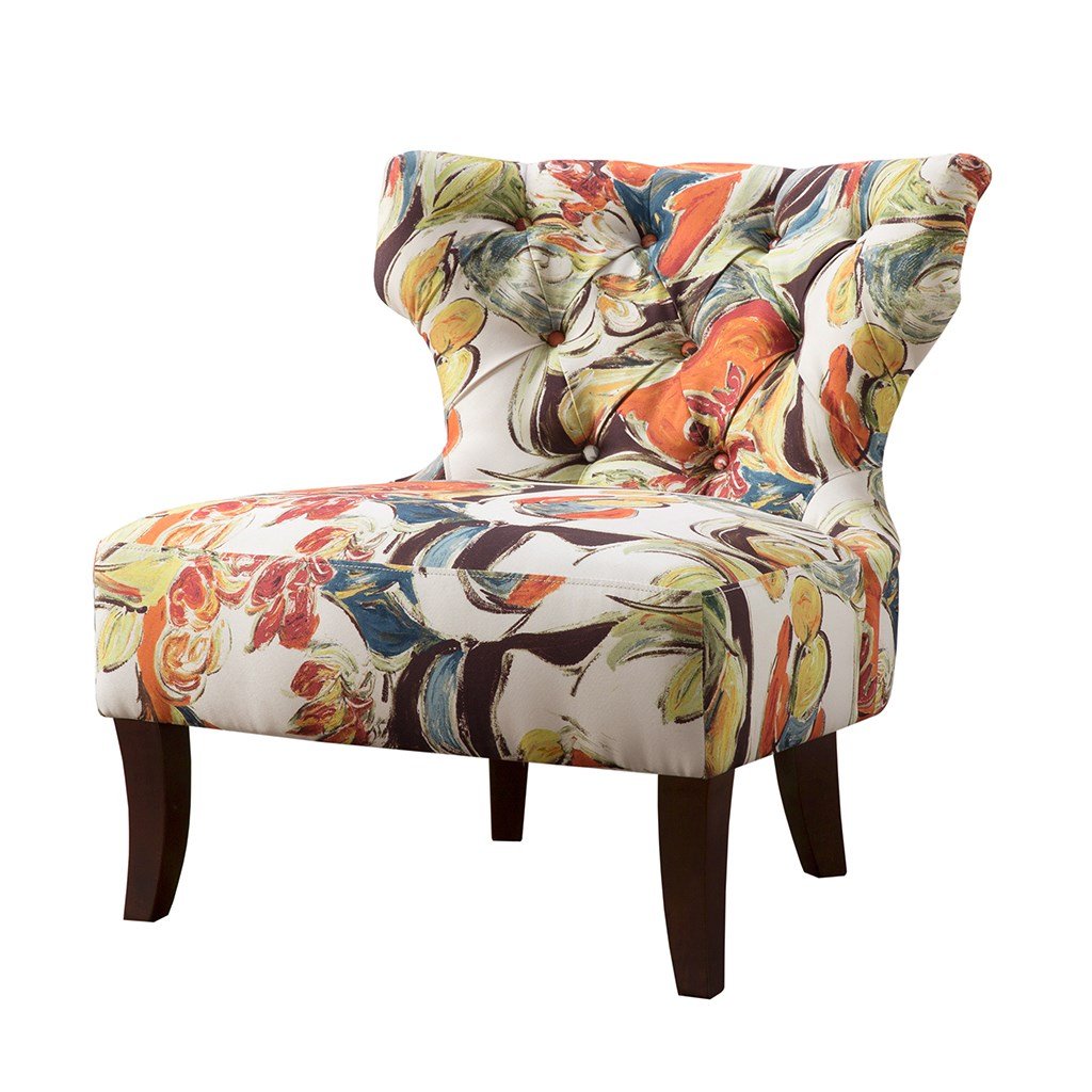 Best accent chair orange pattern