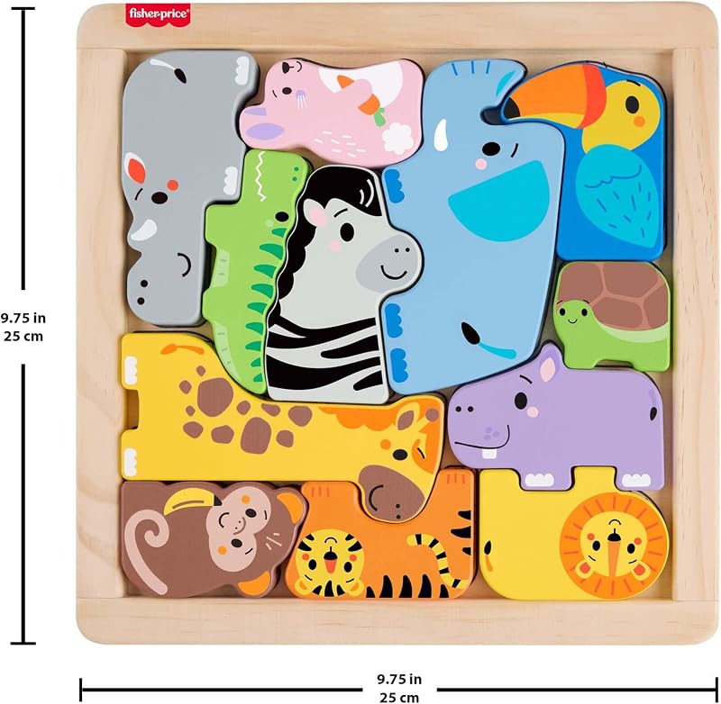 Puzzle de Animales de Madera