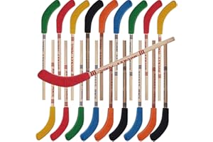 TIHOOD 18PCS Hockey Pencils and Erasers - Bulk 9 Inch Hockey Stick Sports Theme Party Supplies, Fun Cool Pencils for Hockey Fans, Students, Stocking Stuffers and Goodie Bag Birthday Party Favors