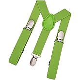 NumRealm Child Kids Suspenders Adjustable Y-Shape Elastic Braces with Non-Slip Silicone Pads Suitable for Boys Girls Toddler