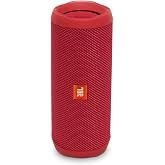 JBL Flip 4 Waterproof Portable Bluetooth Speaker - Red