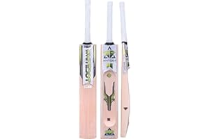 Whitedot Dot 1.1 Single Blade Scoop Kashmir Willow Cricket Bat | Full Size - Approx 1000 Gram | Suitable for only Light Tenni