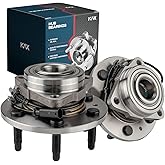 KAX 515096 Pair Front Wheel Bearing and Hub Assembly fit for 2007-2013 Chevy Tahoe,for 2008-2013 Chevy Silverado 1500,for 2007-2013 GMC Sierra 1500,6 Lug w/ABS