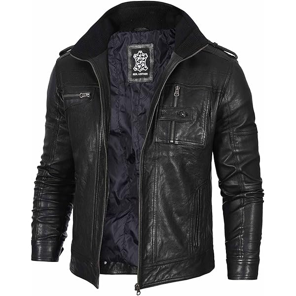 ジャケット・アウター Common divisor black leather jacket SOCOTRA JACKET – COMMON DIVISOR