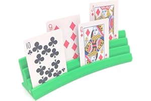 HERO Creations Playing Card Holder Tray for Cards-Board Games- Terraforming Mars-Uno Made in Canada (Green)