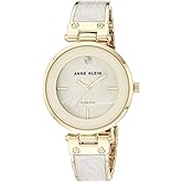Anne Klein Women's Genuine Diamond Dial Bangle Watch