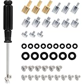 46PCS NVME M.2 SSD Mounting Screws M.2 SSD Screw Kit for Asus Gigabyte ASRock Msi Motherboards