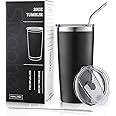 Sivaphe Man Gift 20oz Travel Coffee Mug Stainless Steel Insulated Tumbler with Lids and Straw Office and Home Thermal Cup Birthday Anniversary Christmas Father Present for Dad Papa