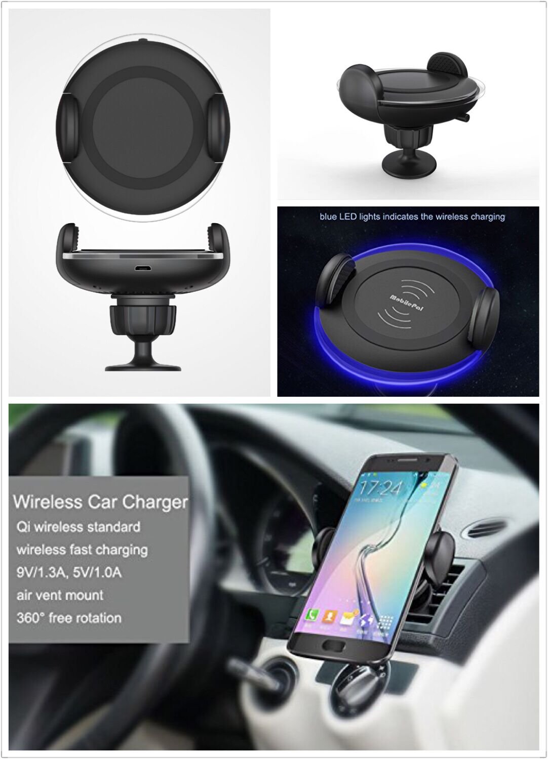 手数料安い Kineticブランドワイヤレス車充電器充電パッド Kwc 144 B079ks5qct ブラック 最安 Flysafair Rawmedia Co Za