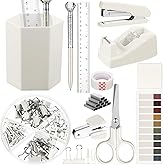 Marspark 12 Pcs Green Office Supplies Teal Desk Accessories Set Pen - View #5