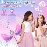 Britik Bubble Wands Kids Light Music Bubble Machine 3 8 Princess Design view 4