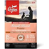 ORIJEN Grain Free High Protein Dry Dog Food Small Breed Puppy Recipe 4lb Bag