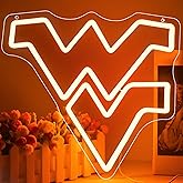 University Neon Signs,College Neon LED Sign,University Basketball Team Logo Light Sign,City Name Decor for Man Cave,Dorm Decor for College Students,Sport Fans,Size 13.4 * 13 in(XD118)