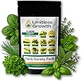 10 Herb Pack | Seeds for Planting: Culinary Herbs Collection | Indoor & Outdoor Garden Variety | Chervil, Chive, Cilantro, Le