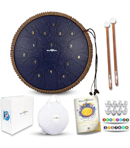 Amazon.com: Idiopan Domina 12-Inch Tunable Steel Tongue Drum