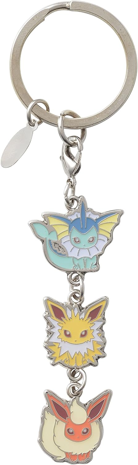 Amazon ポケモンセンターオリジナル 3連キーホルダー へんしん メタモン シャワーズ アニメ 萌えグッズ 通販